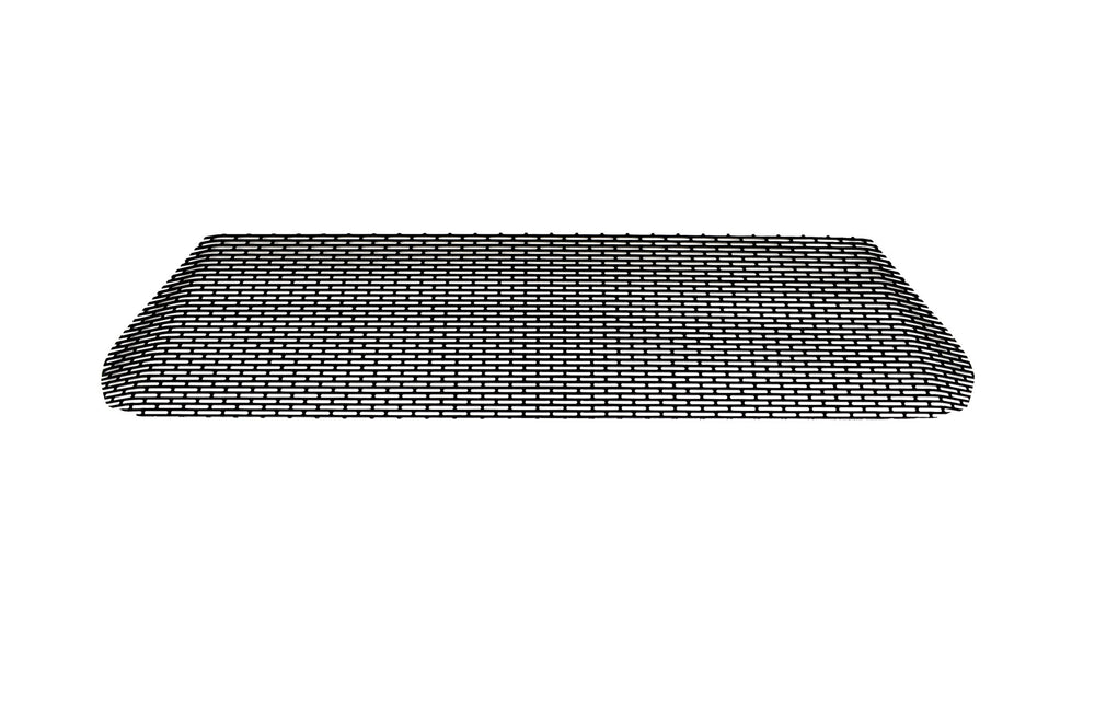 BPF 2012-2015 Toyota Tacoma Mesh and Lettering black metal grille insert designed for durable, custom overlanding parts with precise fitment and a sleek mesh pattern.