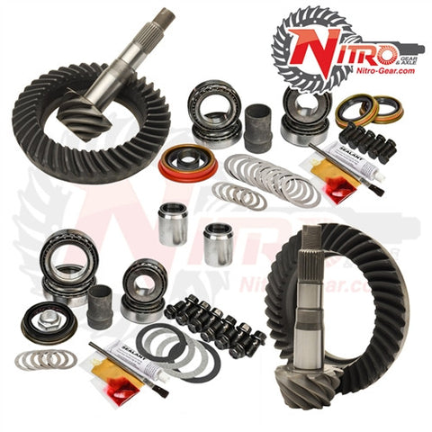 Toyota FJ Cruiser, 4-Runner, Prado 120, Hilux & Lexus GX470 without E-Locker, (Select Ratio), Nitro Front & Rear Gear Package Kit - Bullet Proof Fabricating